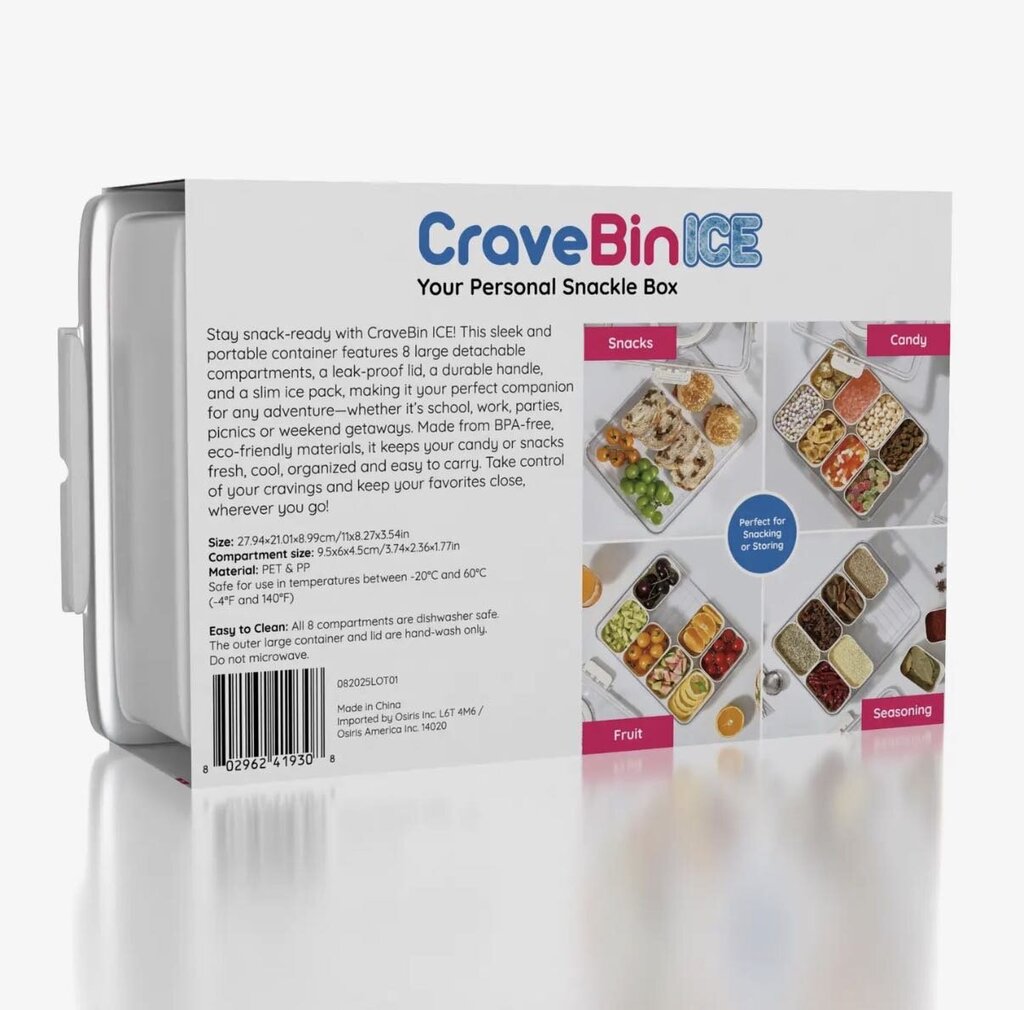 Snackle Box with ICE PACK