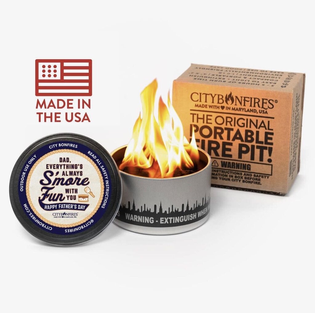 Portable Fire Pit Father's Day Edition