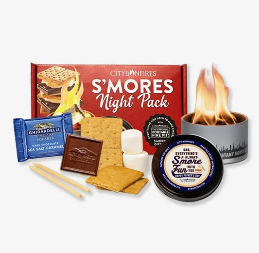 Ghirardelli Smores Portable Fire Pit KIT Father's Day Edition