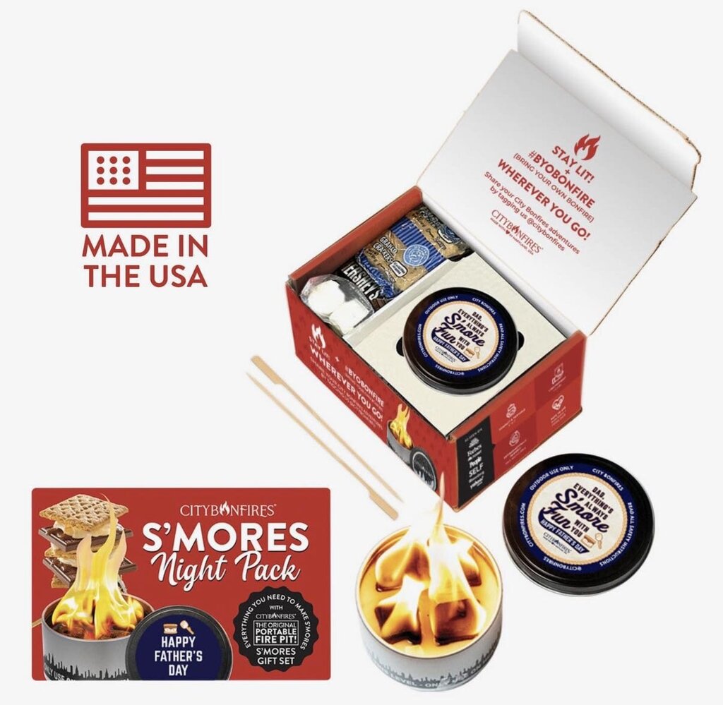 Hersheys Smores Portable Fire Pit KIT Father's Day Edition