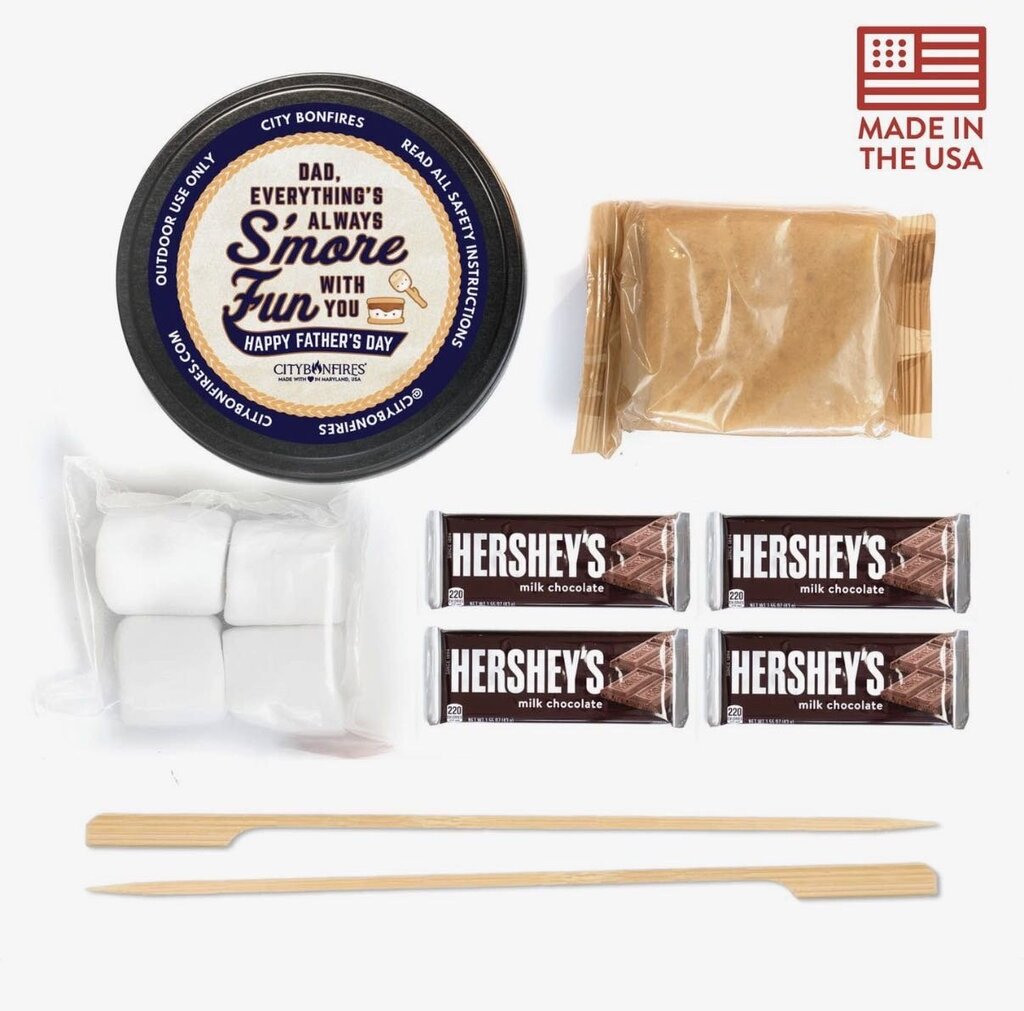 Hersheys Smores Portable Fire Pit KIT Father's Day Edition